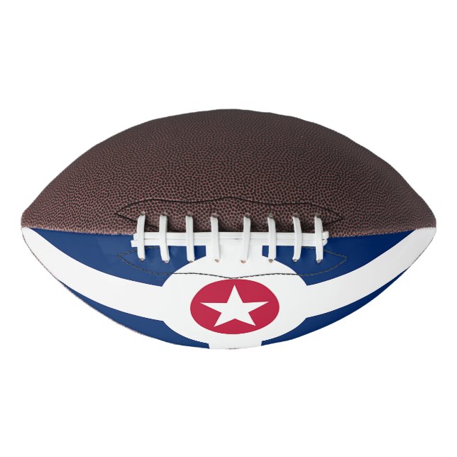 American football with flag of Indianapolis (Front)