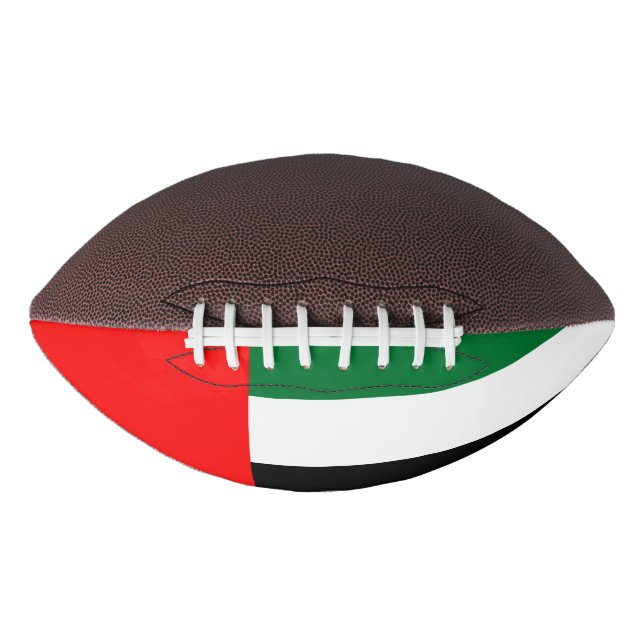 American football with flag of UAE (Front)