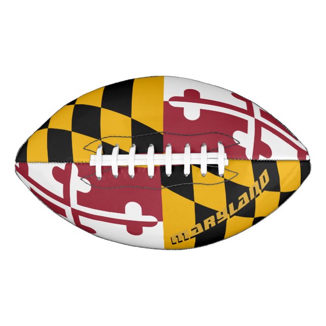 American Football with Maryland Flag / States USA (Front)