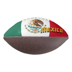 American Football with Mexican Flag / Mexico