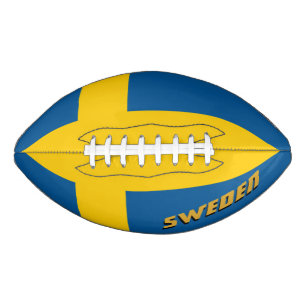 American Football with Swedish Flag / Sweden