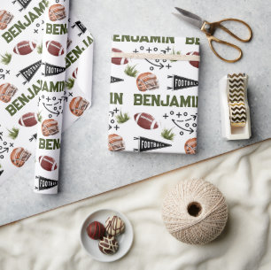 American Football Wrapping Paper