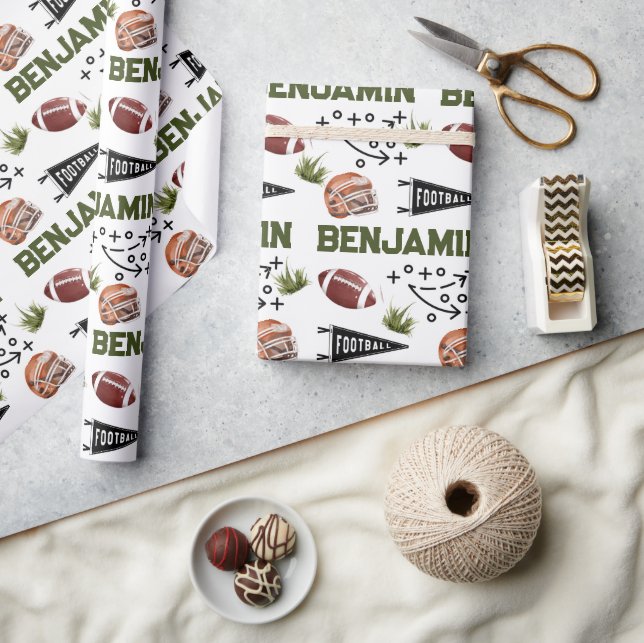 American Football Wrapping Paper (Crafts)