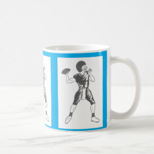 American footballer coffee mug