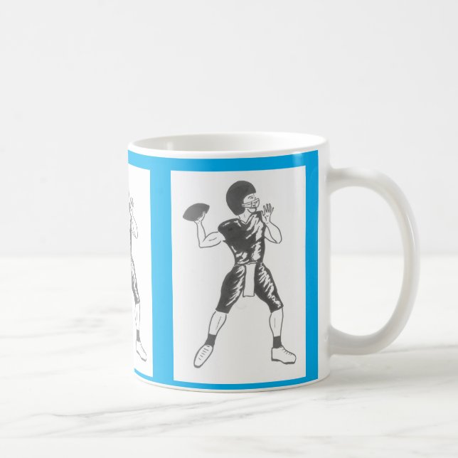American footballer  coffee mug (Right)