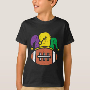 American Footbyll Rug Mardi Gras Carnival Celebrat T-Shirt