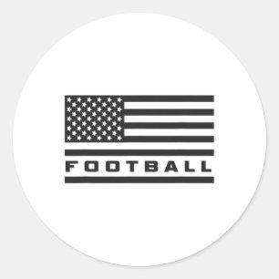 American Footll Apparel - Footll 4  Classic Round Sticker