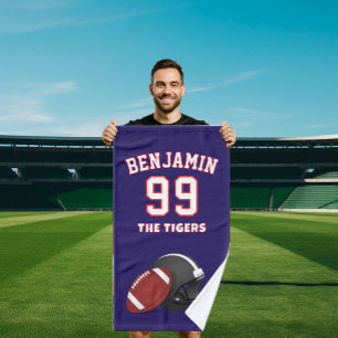 american Foottball sports towel, coach bath towel