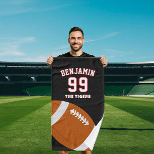 american Foottball sports towel, coach bath towel