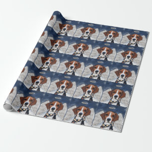 American Foxhound Angel Wrapping Paper