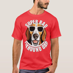 American Foxhound Dog Dad Funny Mens Fathers Day T-Shirt