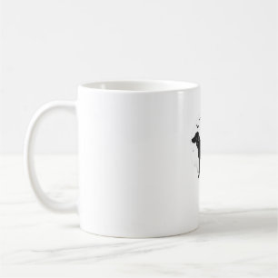 American Foxhound Dog � Halloween Moon Silhouette Coffee Mug