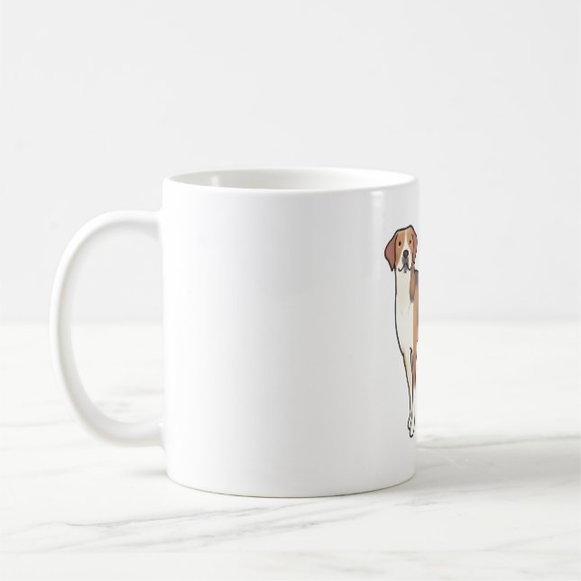 American foxhound dog Magic Coffee Mug (Left)