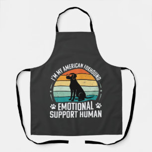 American Foxhound Emotional Support Human Dog Apron