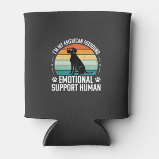 American Foxhound Emotional Support Human Dog Can Cooler