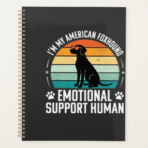 American Foxhound Emotional Support Human Dog Planner