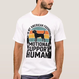 American Foxhound Emotional Support Human Shirt De