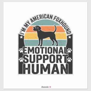 American Foxhound Emotional Support Human Shirt De