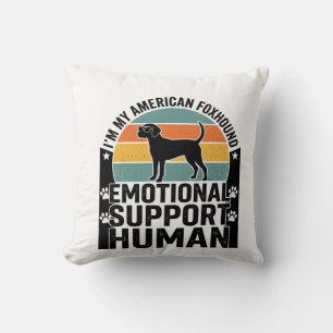 American Foxhound Emotional Support Human Shirt De Cushion