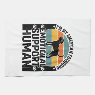 American Foxhound Emotional Support Human Shirt De Tea Towel
