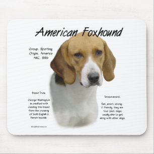 American Foxhound History, All About Foxhounds Mouse Mat
