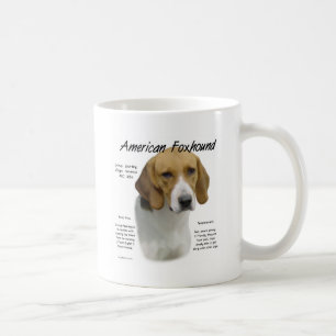 American Foxhound History Design Coffee Mug