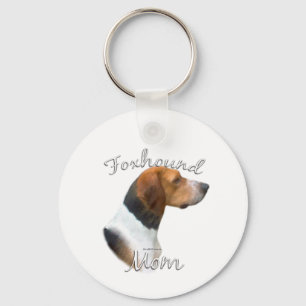 American Foxhound Mum 2 Key Ring