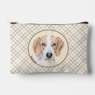 American Foxhound Red Walker Cute Painting Dog Art Accessory Pouch