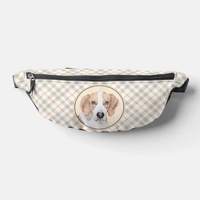 American Foxhound Red Walker Cute Painting Dog Art Bum Bags (Lay Down)