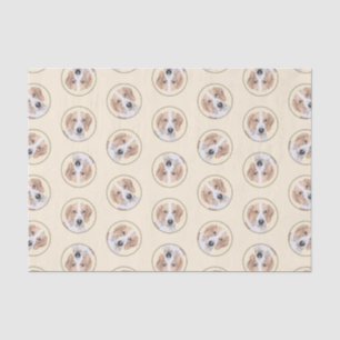 American Foxhound Red Walker Cute Painting Dog Art Tissue Paper