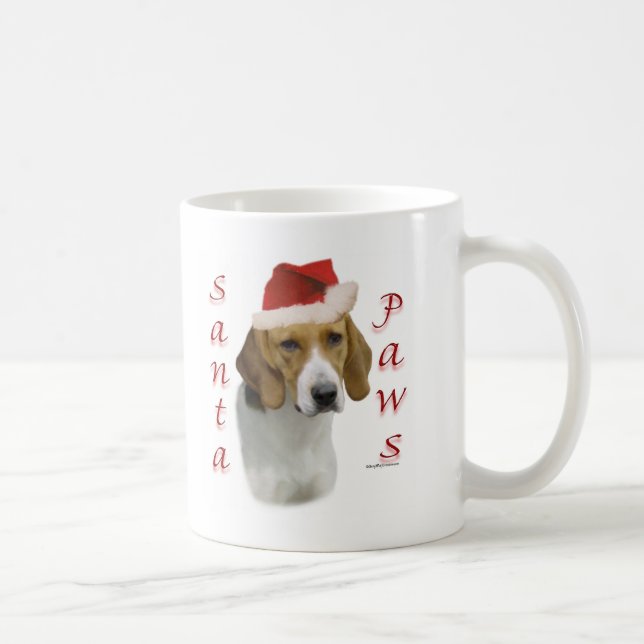 American Foxhound Santa Paws Coffee Mug (Right)