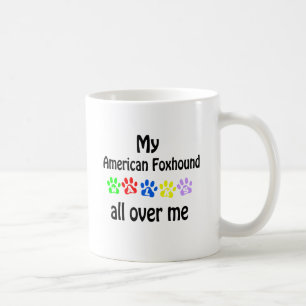 American Foxhound Walks Design Coffee Mug
