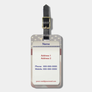 American Freedom Luggage Tag