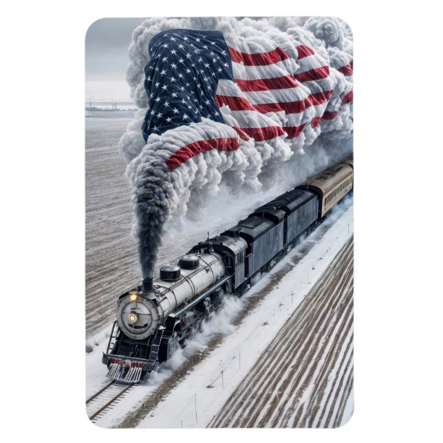 American Freedom Train Magnet (Vertical)