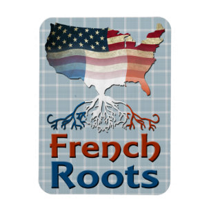 American French Roots Magnet