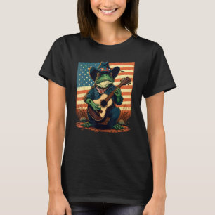 American Frog Guitar USA County Music 1 T-Shirt