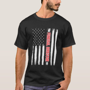 American Funeral Director Proud Mortician US Flag T-Shirt