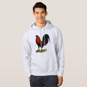 American Game BB Black Red Rooster Hoodie