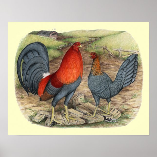 American Game Blue Reds Poster (Front)