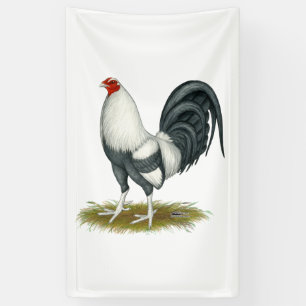 American Game Silver Blue Gamecock Banner