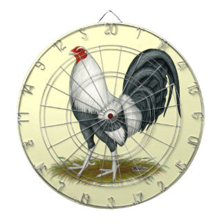 American Game Silver Blue Gamecock Dartboard
