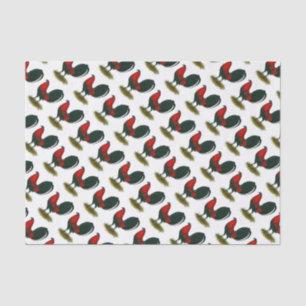 American Gamecock:  Brown Red Tissue Paper