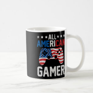 American Gamer 4th Of July Boys Toddler Patriotic  Coffee Mug