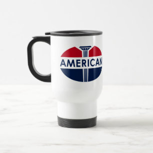 American Gas Station sign. Flat version Travel Mug
