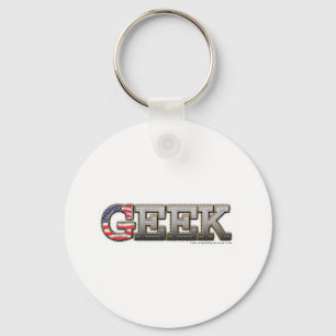 American Geek Key Ring