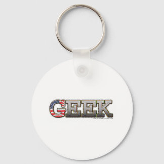 American Geek Key Ring