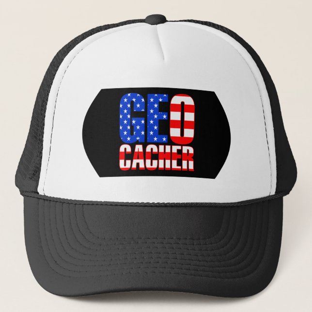 American Geocacher Trucker Hat (Front)
