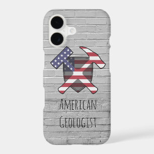 American Geologist Rock Hammer Shield