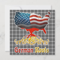 American German Roots Invitation