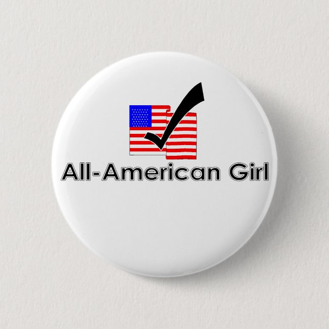 American Girl Button (Front)